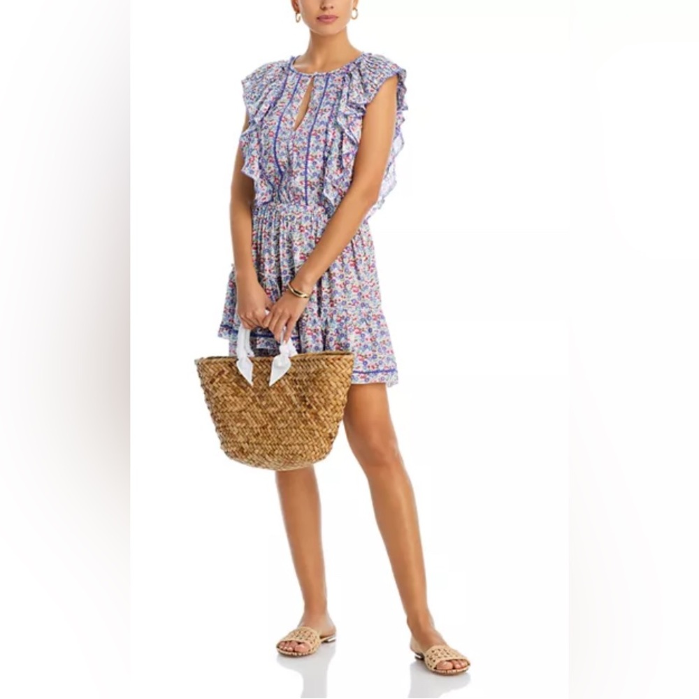Poupette St. Barth Bambi Mini Dress Swim Cover-up Size Small